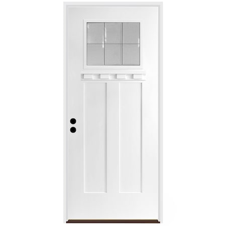 Trimlite Exterior Single Door, Right Hand/Inswing, 1.75 Thick, Fiberglass 2868RHISPSFHFLS200P69161DB